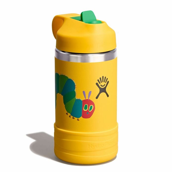 kids-12-oz-bottle-world-of-eric-carletm-l2 le26-w12-1000-kids-12-oz-wide-straw-cap-and-boot-yellow-caterpillar-angled_1.jpg