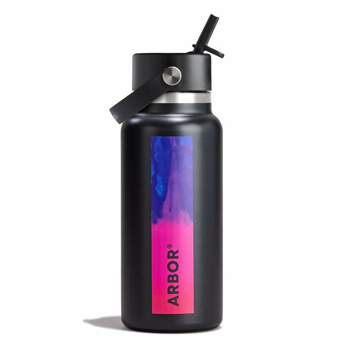 32-oz-wide-mouth-hydro-flask-x-arbor-h1 le26-w32-1008-32-oz-wide-flex-straw-bottle-arbor-rain-straight-back_1.jpg