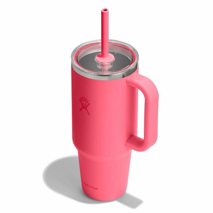 40-oz-travel-tumbler-y1 tt40pscc668-40-oz-travel-tumbler-clear-lid-popstar-pink-angledhigh.jpg
