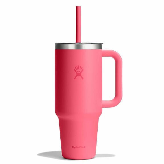 40-oz-travel-tumbler-y1 tt40pscc668-40-oz-travel-tumbler-clear-lid-popstar-pink-straight.jpg